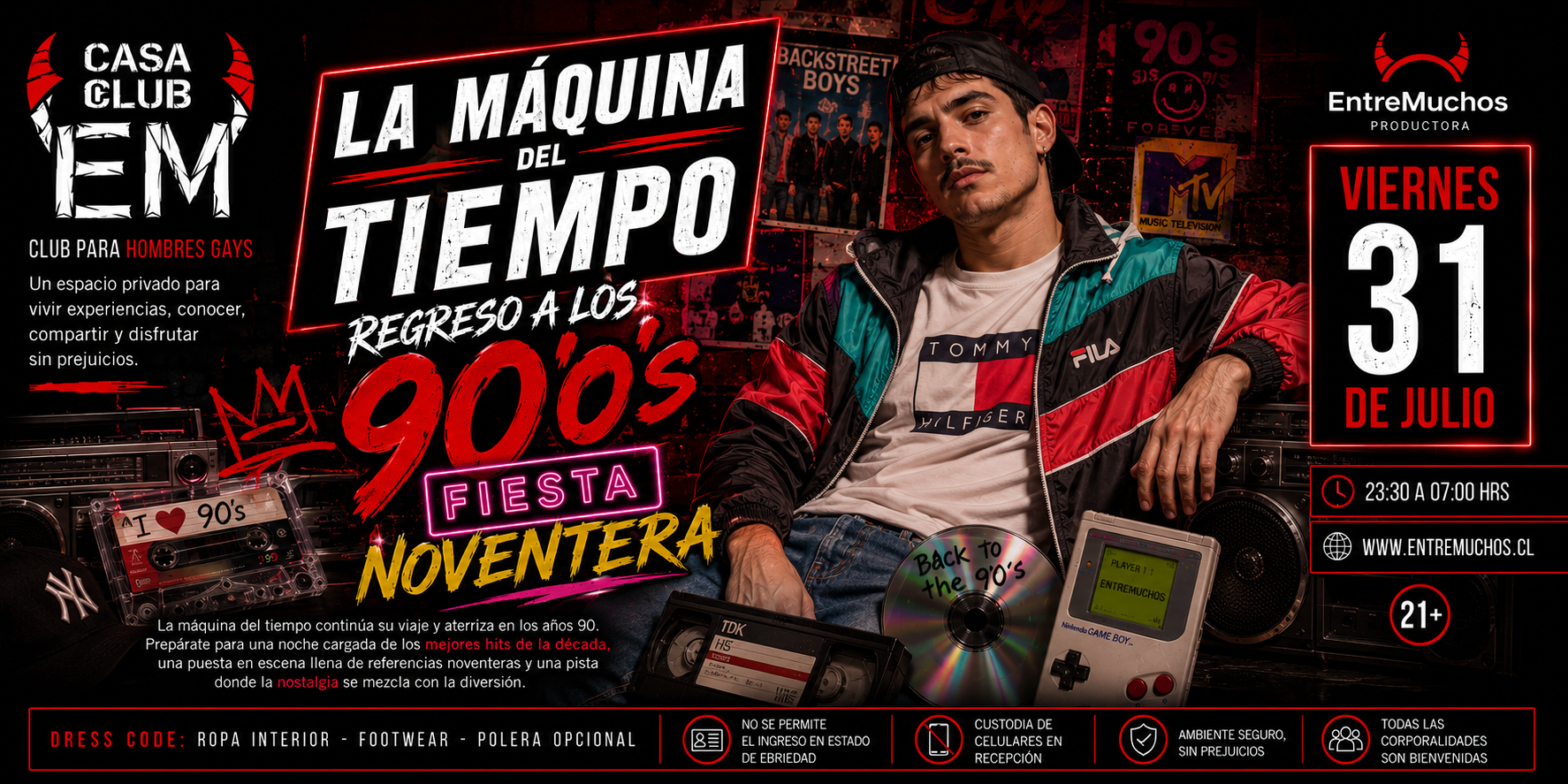 📼 VIERNES – REGRESO A LOS 90