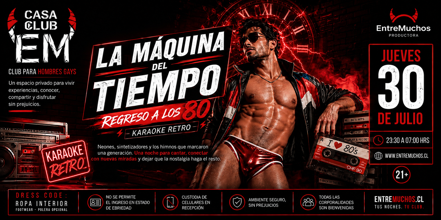 🎤 JUEVES – REGRESO A LOS 80