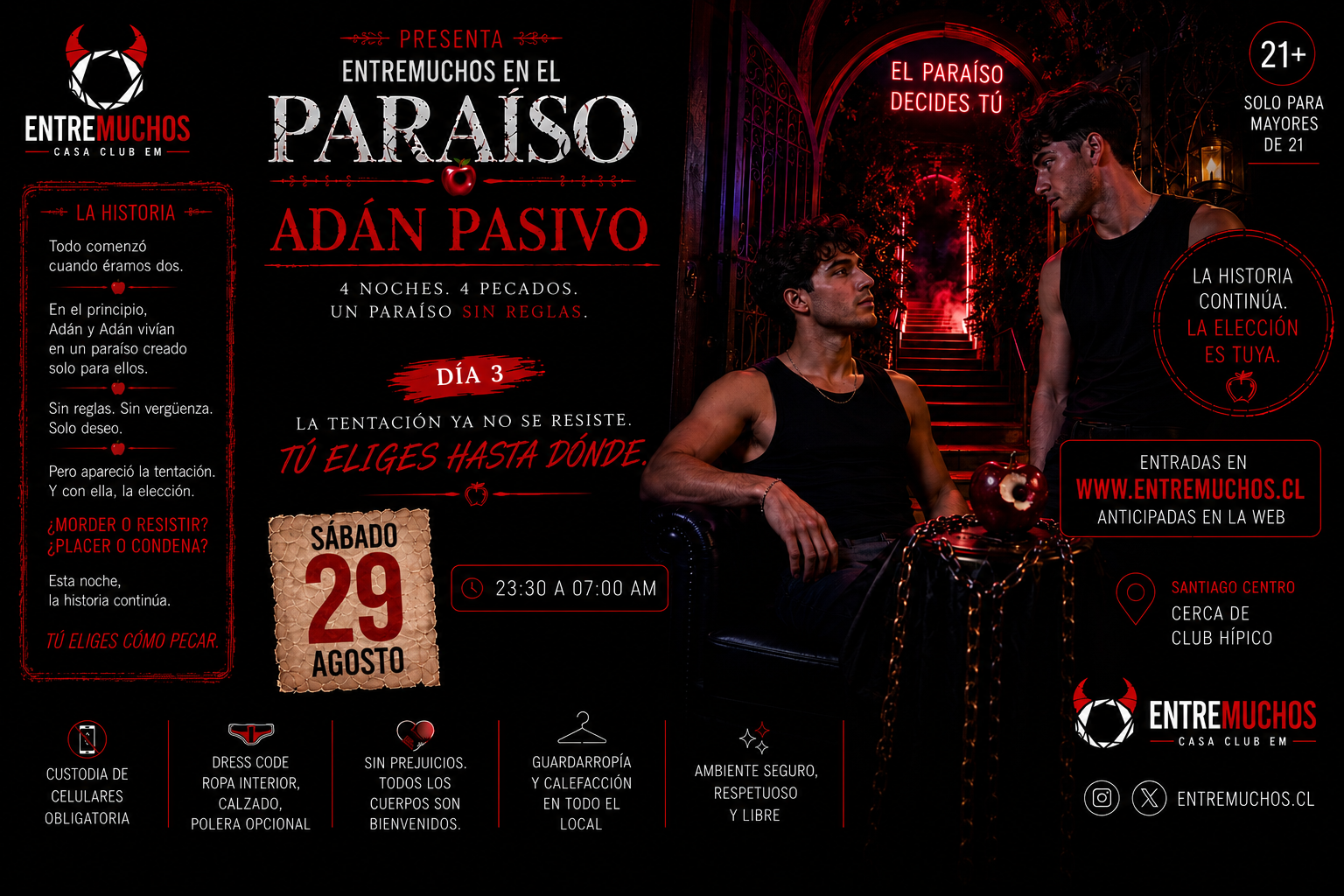 🖤 SÁBADO 29 — DÉJATE LLEVAR