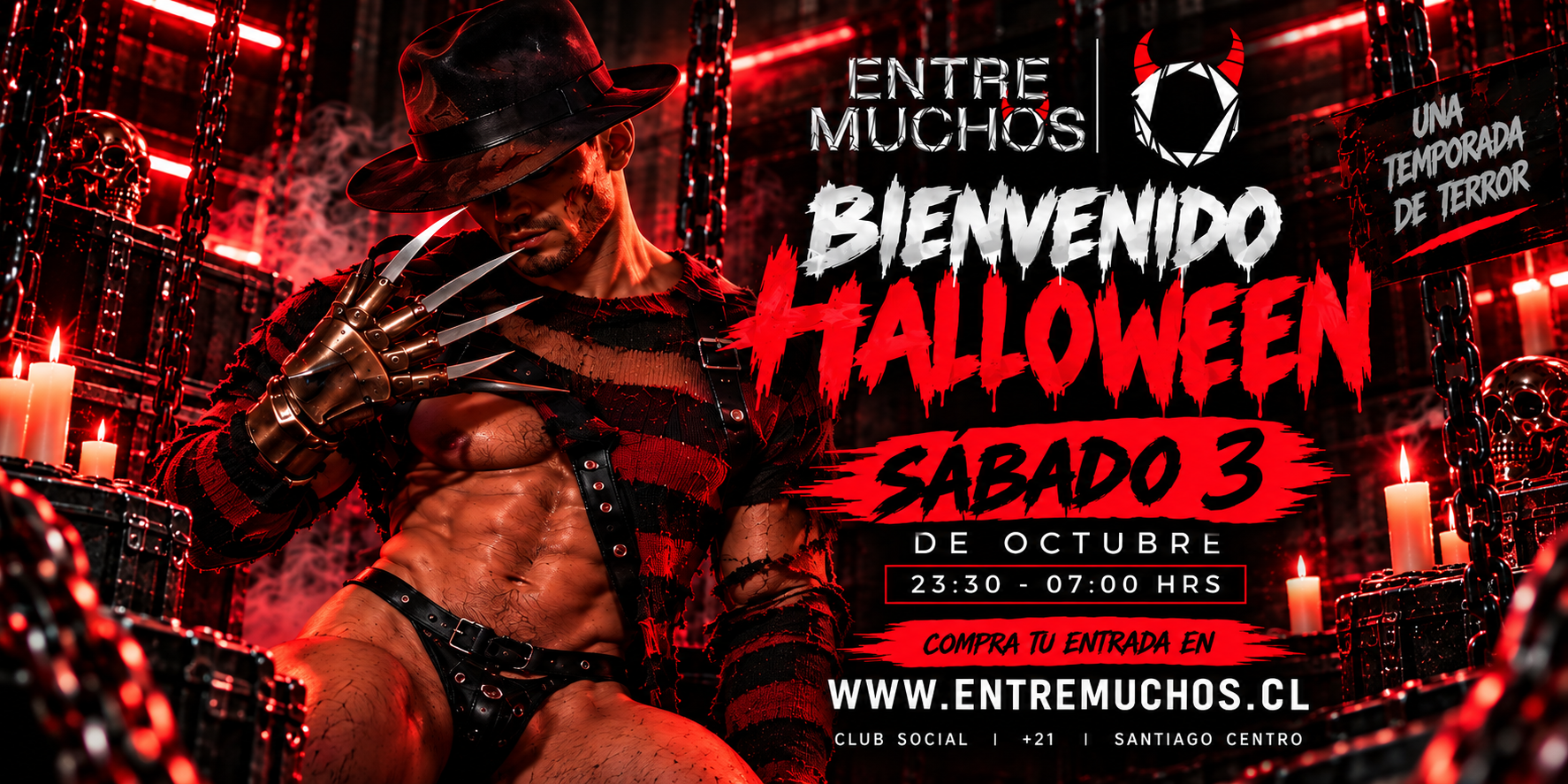 SABADO 03 DE OCTUBRE 🔥  🔪 UNA PESADILLA EN ELM STREET 🔪